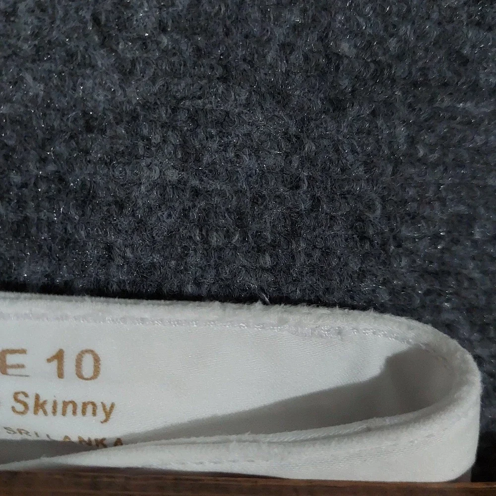 Lilly Pulitzer Pants Womens 10 White Worth Skinny Denim Jegging Stretch‎ Slim